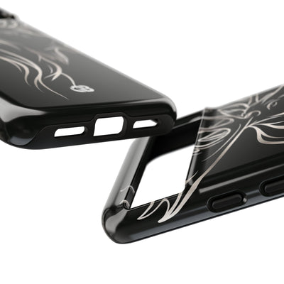 Nordic Moose Contour · Tough Phone Case for Pixel ·  Black