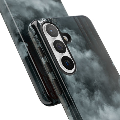Shadowed Pine Mist · Tough Phone Case for Samsung · Black