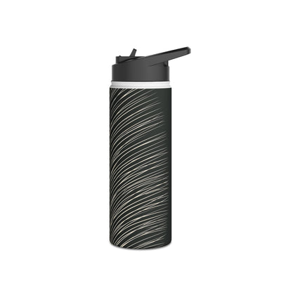 Minimal Frond Study · Insulated Water Bottle · Black