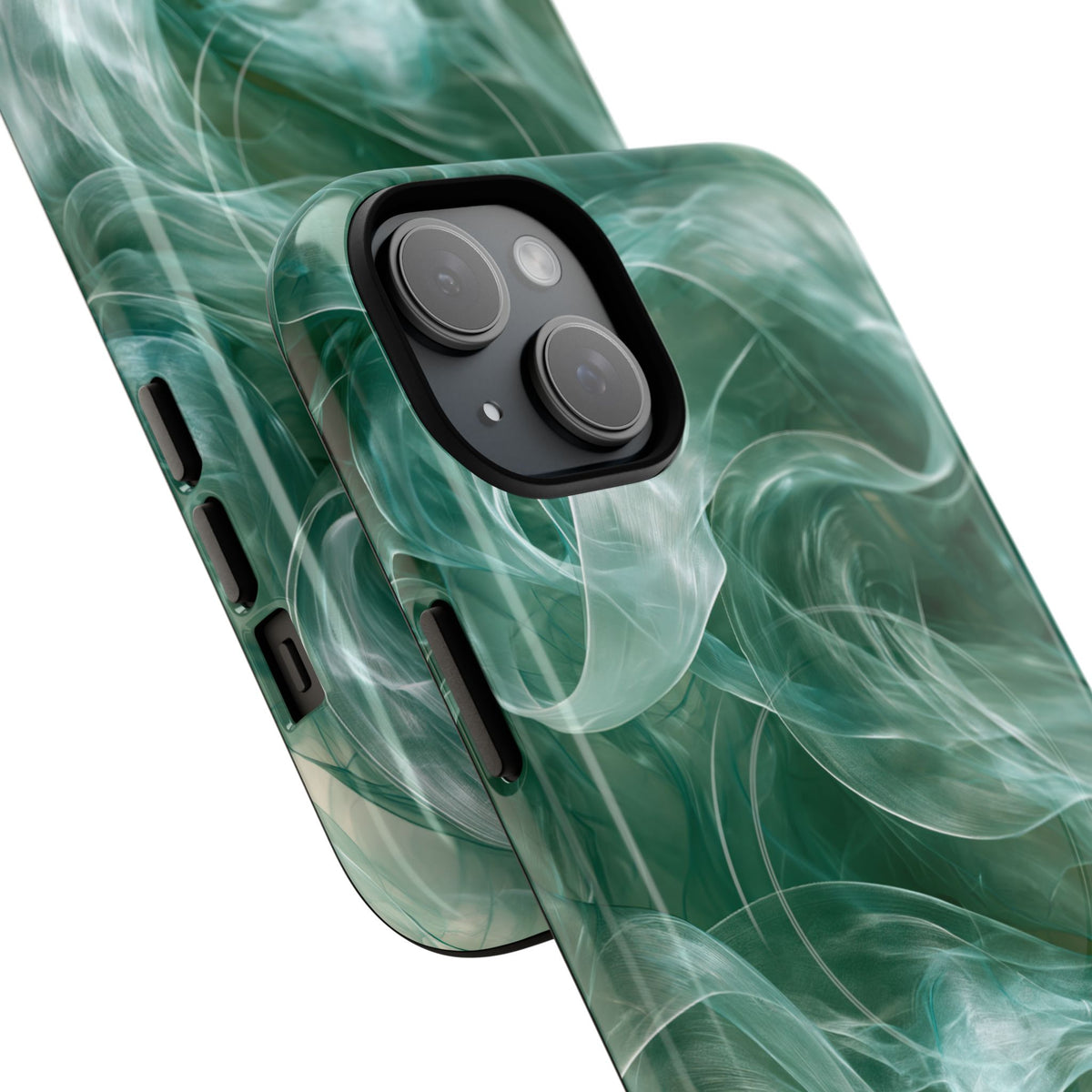 Translucent Aqua Flow · Tough 2.0 Magnetic Phone Case for iPhone · Teal