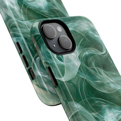 Translucent Aqua Flow · Tough 2.0 Magnetic Phone Case for iPhone · Teal