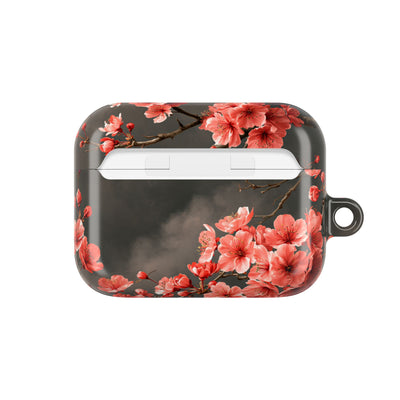 Dark Sakura Nocturne · Hard Case for AirPods & AirPods Pro · Black