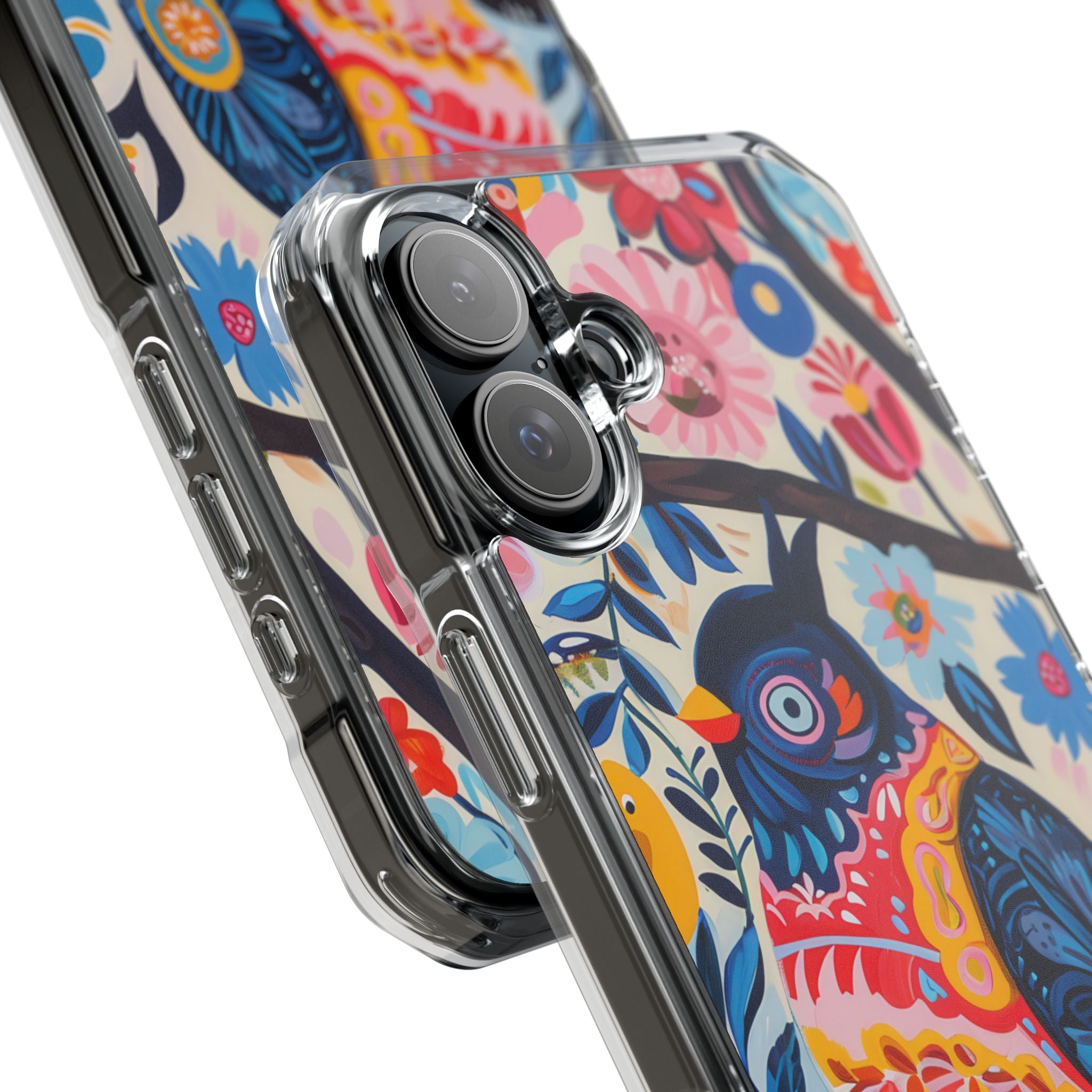 Owl Bloom iPhone 16 Plus Case - Impact