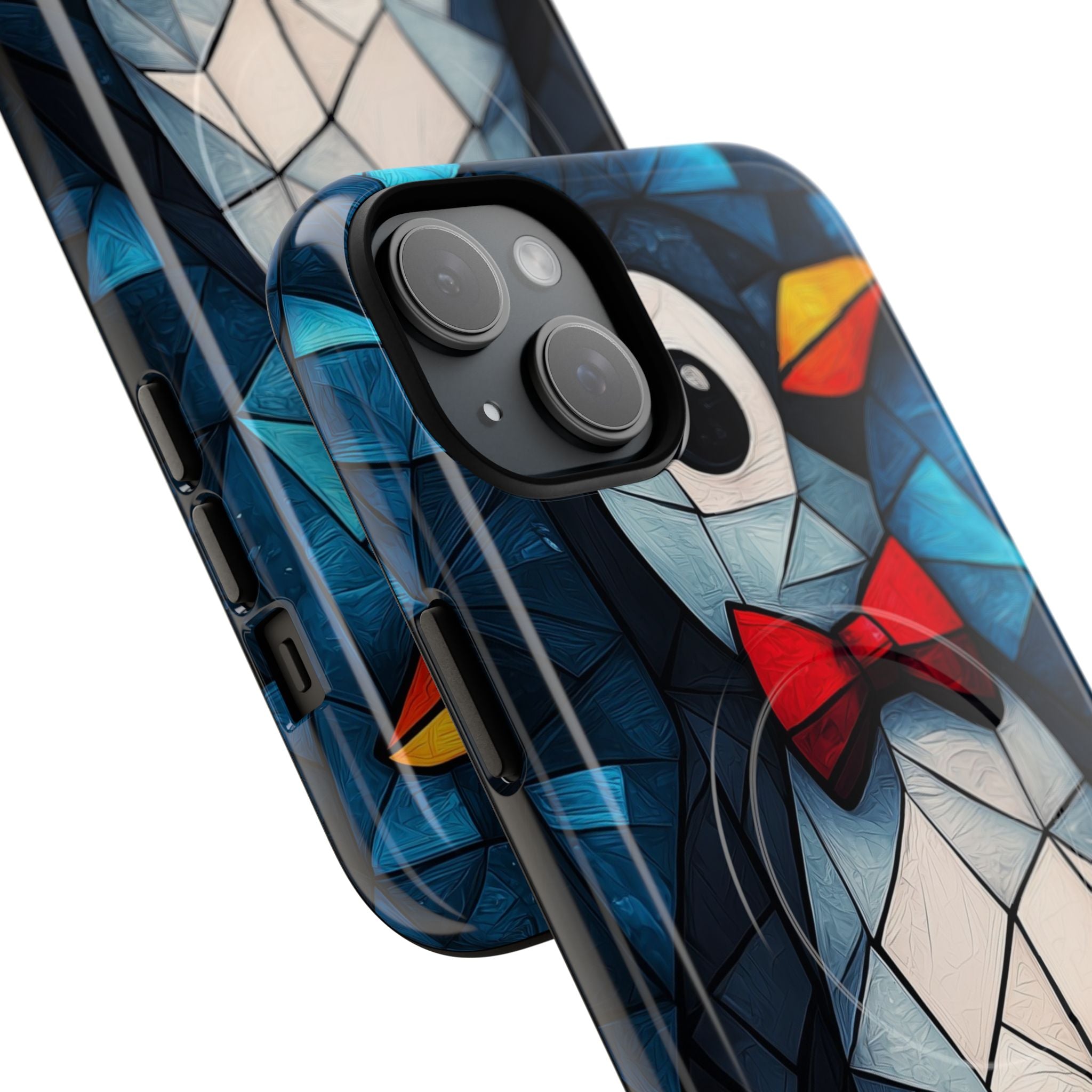 Mosaic Bowtie Penguin · Tough+ Phone Case for iPhone · Magsafe