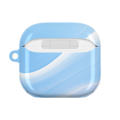 Glacial Contour Flow · Hard Case for AirPods & AirPods Pro · Blue