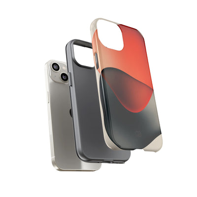 Translucent Crimson Form · Tough Phone Case for iPhone · Red