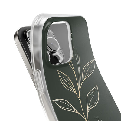 Green Lite Phone Case for iPhone - Deep Moss Willow