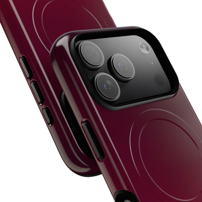 Red Tough 2.0 Magsafe Phone Case for iPhone - Deep Sangria Gradient
