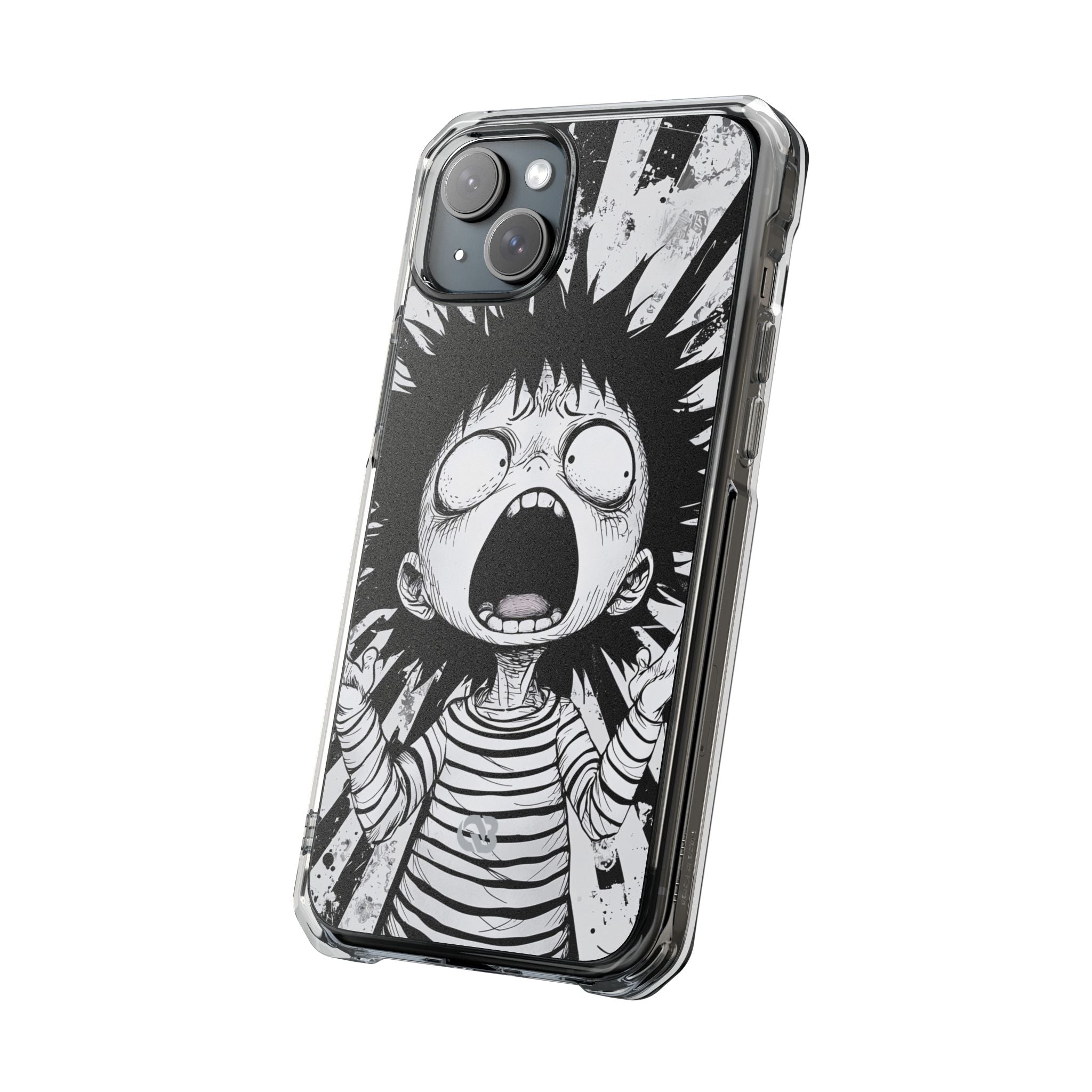 Chaotic Monochrome Scream · Impact Magsafe