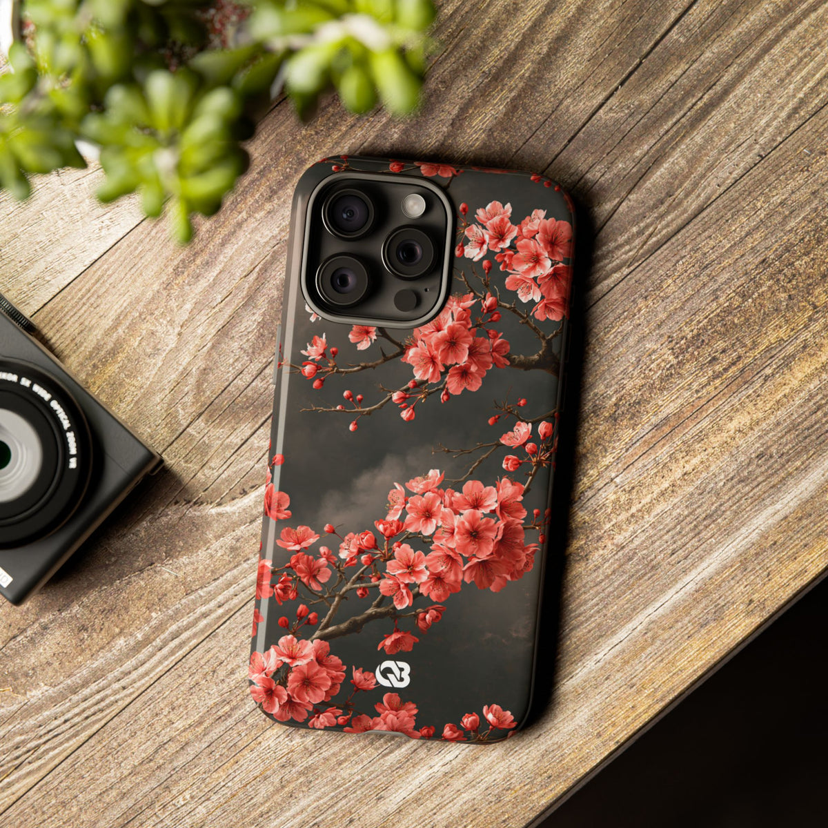 Dark Sakura Nocturne · Tough Phone Case for iPhone · Black