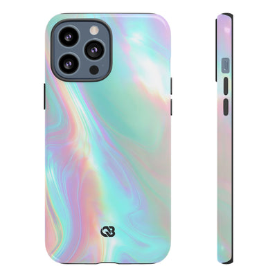 Prismatic Liquid Light · Tough Phone Case for iPhone · Teal