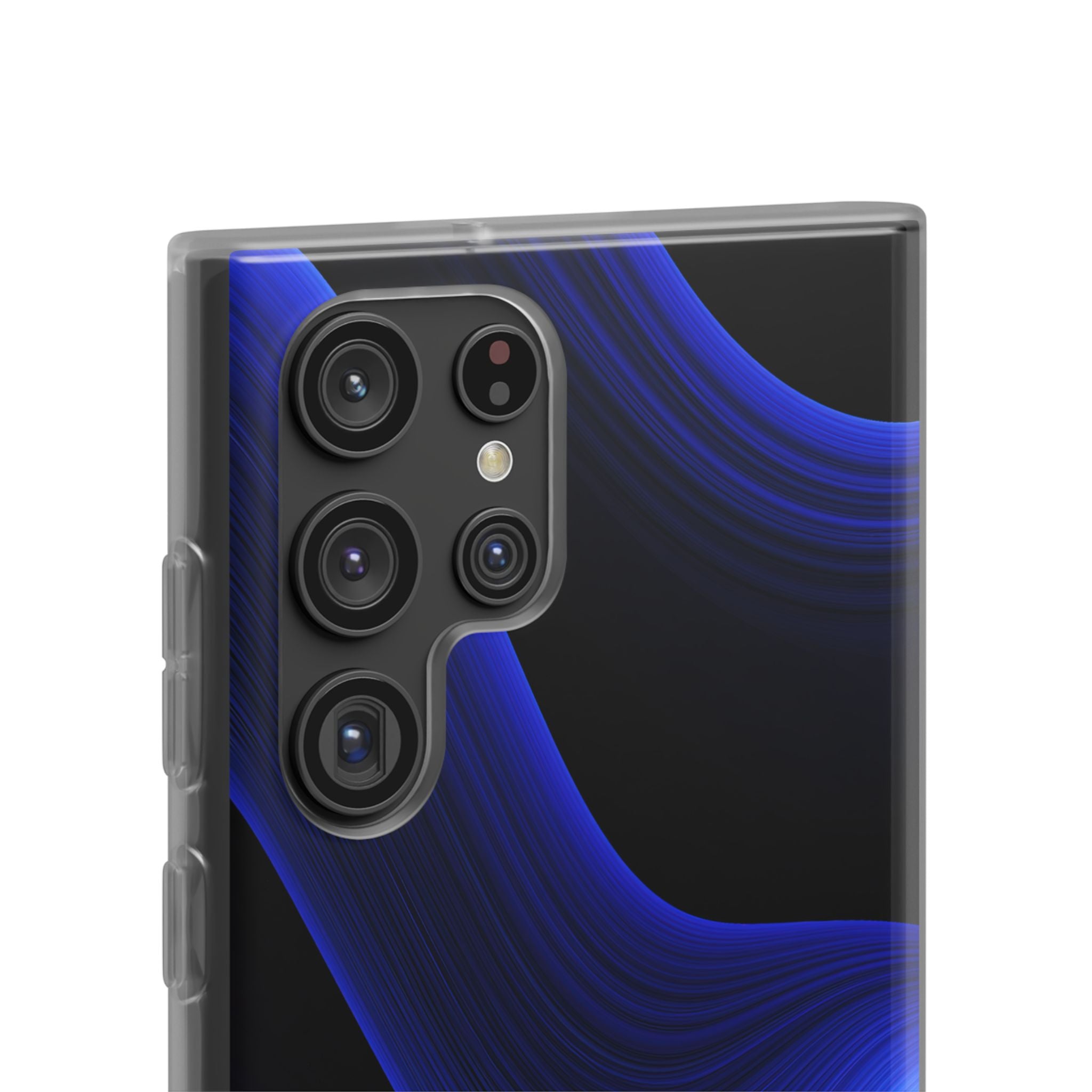 Blue Lite Phone Case for Samsung - Electric Cobalt Flow