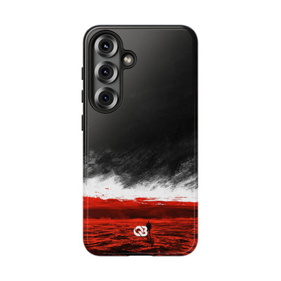 Crimson Horizon · Tough Phone Case for Samsung · Black