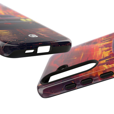 Inferno City Run · Tough Coque de téléphone pour Samsung