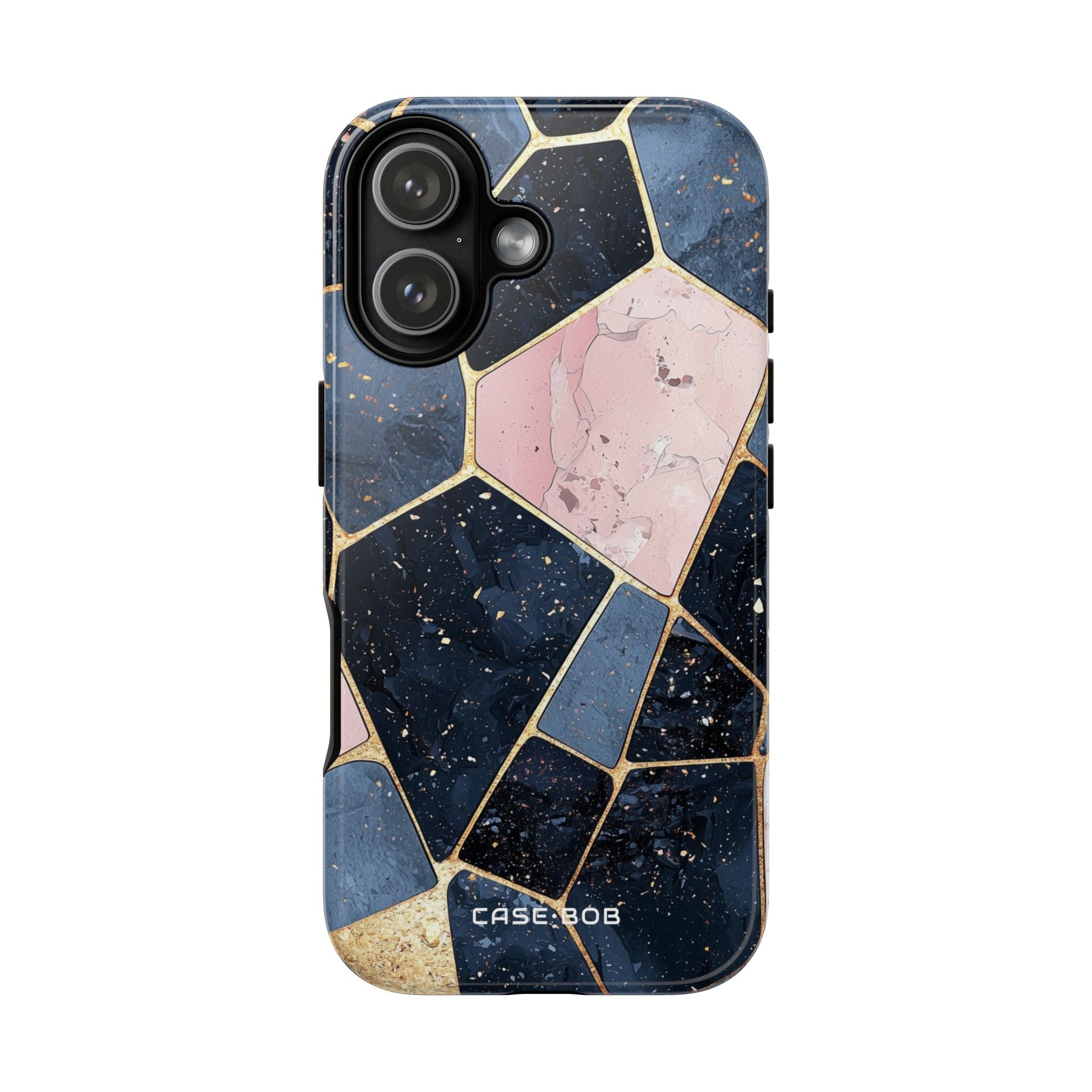 Golden Mosaic iPhone 17 Case - Tough - CASE•BOB
