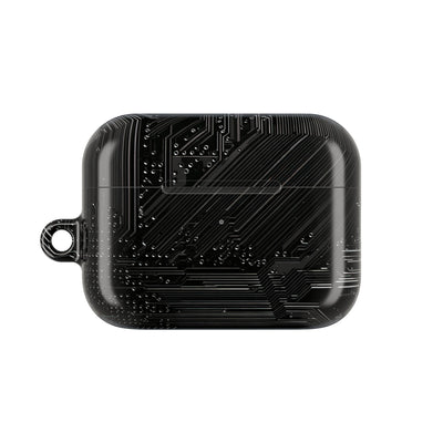 Obsidian Circuitry · Hard Case for AirPods & AirPods Pro · Black