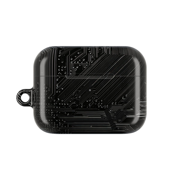 Obsidian Circuitry · Hard Case for AirPods & AirPods Pro · Black