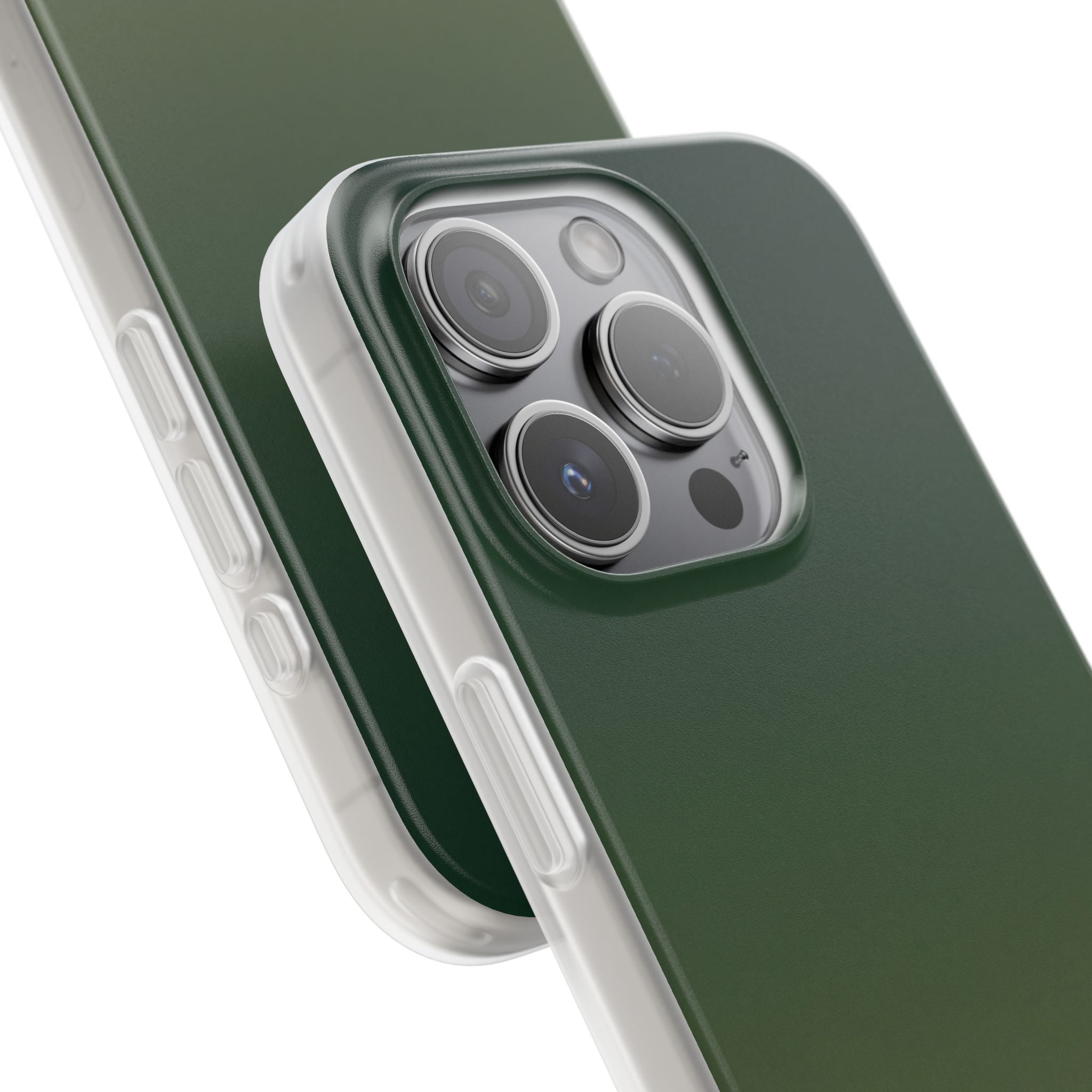 Green Lite Phone Case for iPhone - Shadow Moss Grain