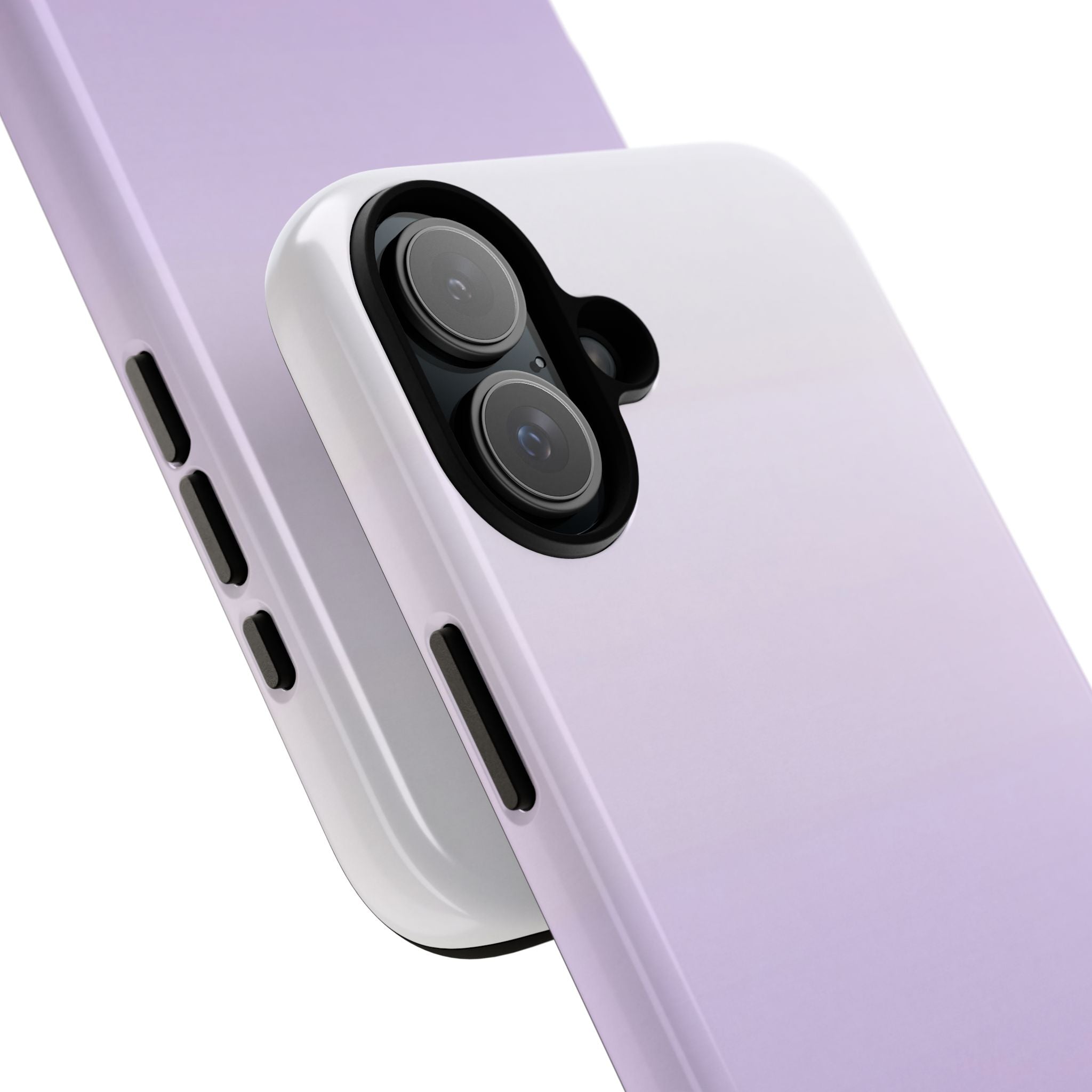 Purple Tough Phone Case for iPhone - Frosted Lavender Fade