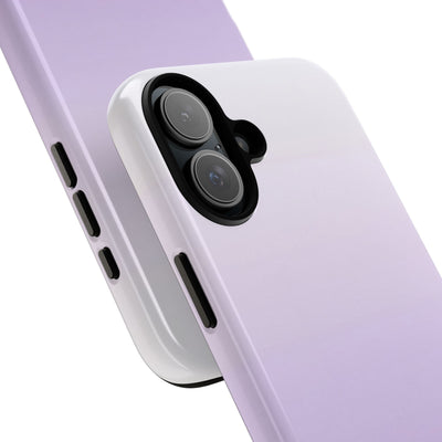 Purple Tough Phone Case for iPhone - Frosted Lavender Fade