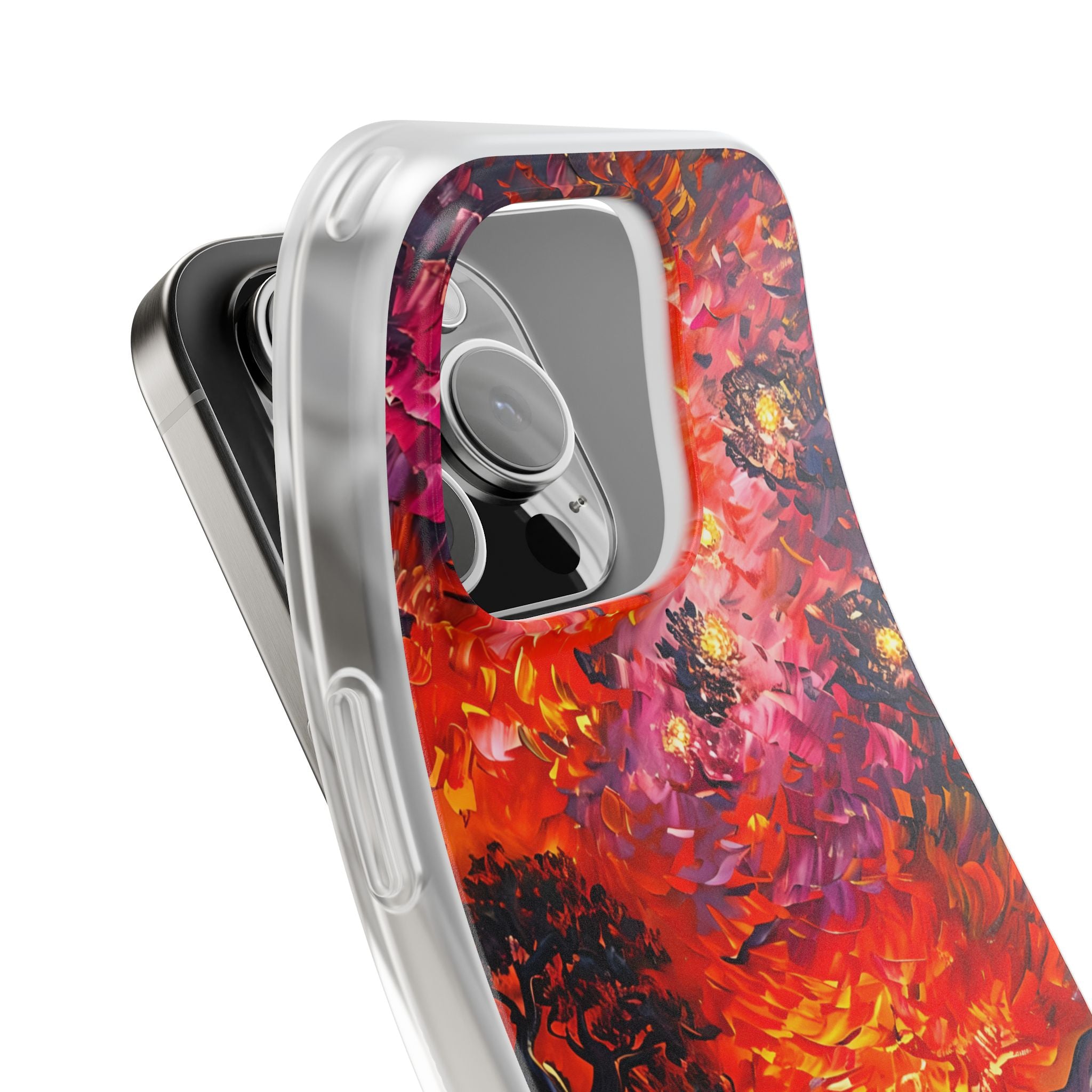 Molten Sky Tree · Soft Handyhülle für iPhone