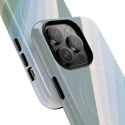 Green Tough 2.0 Magsafe Phone Case for iPhone - Sage Prism Beam