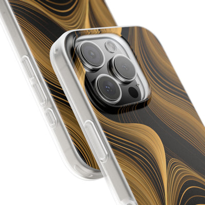 Gold Lite Phone Case for iPhone - Molten Copper Strands