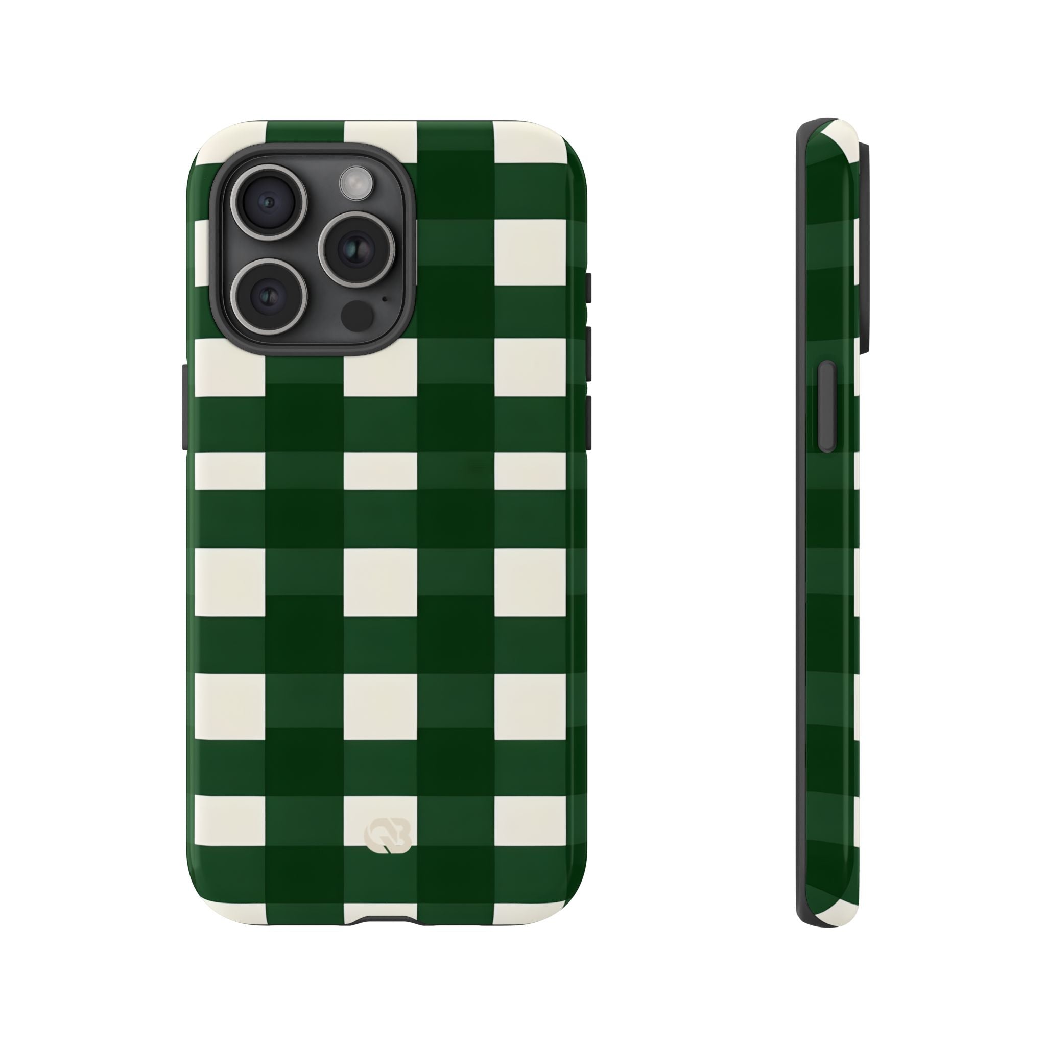 Hunter Green Plaid · Tough Phone Case for iPhone