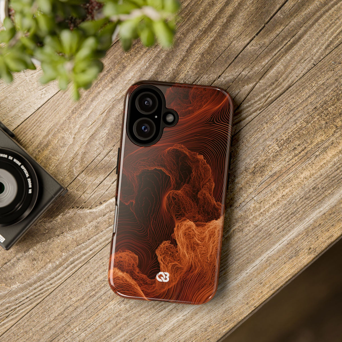 Amber Filament · Tough Phone Case for iPhone · Orange