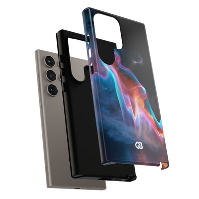 Neon Waveform · Tough Phone Case for Samsung · Black