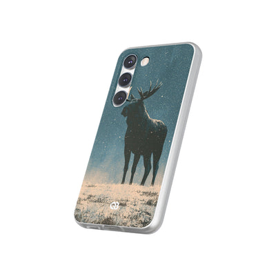 Nordic Boreal Moose · Lite Phone Case for Samsung · Blue