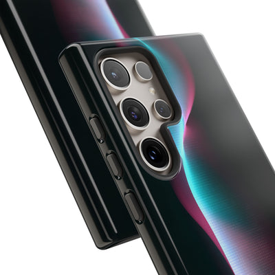 Neon Pixel Flow · Tough Phone Case for Samsung · Black