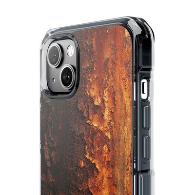Orange Impact MagSafe Phone Case for iPhone - Oxidized Iron Crust
