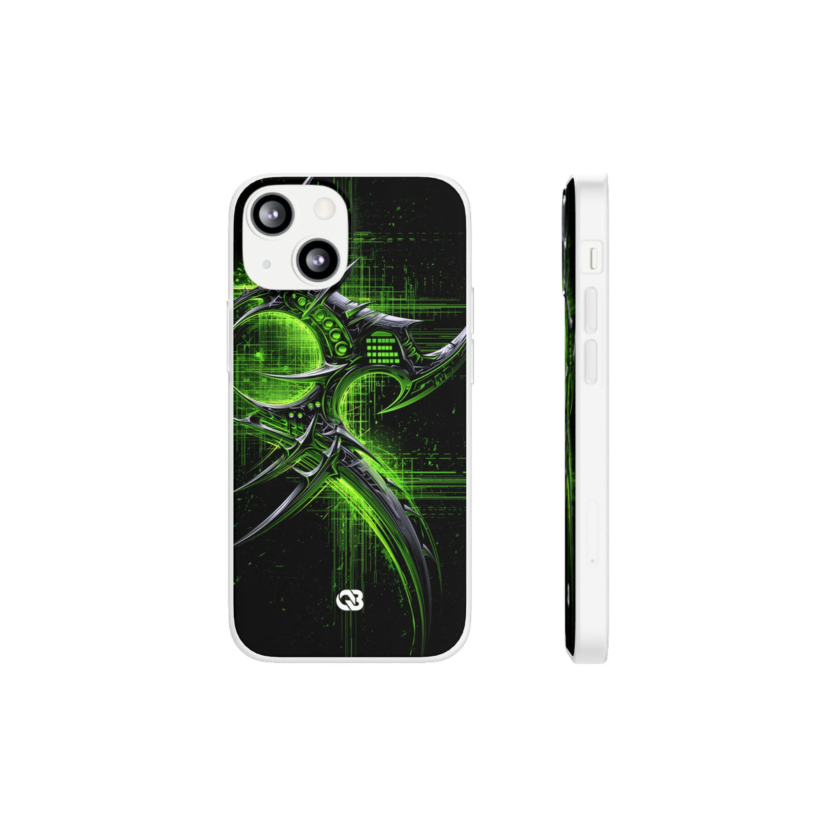 Cyber Sigil Grid · Lite Phone Case for iPhone ·  Green