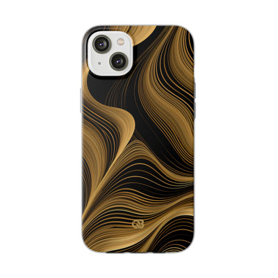Gilded Strata · Lite Phone Case for iPhone ·  Gold