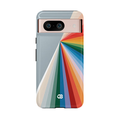 Grey Tough Phone Case for Google Pixel - Slate Prism Burst