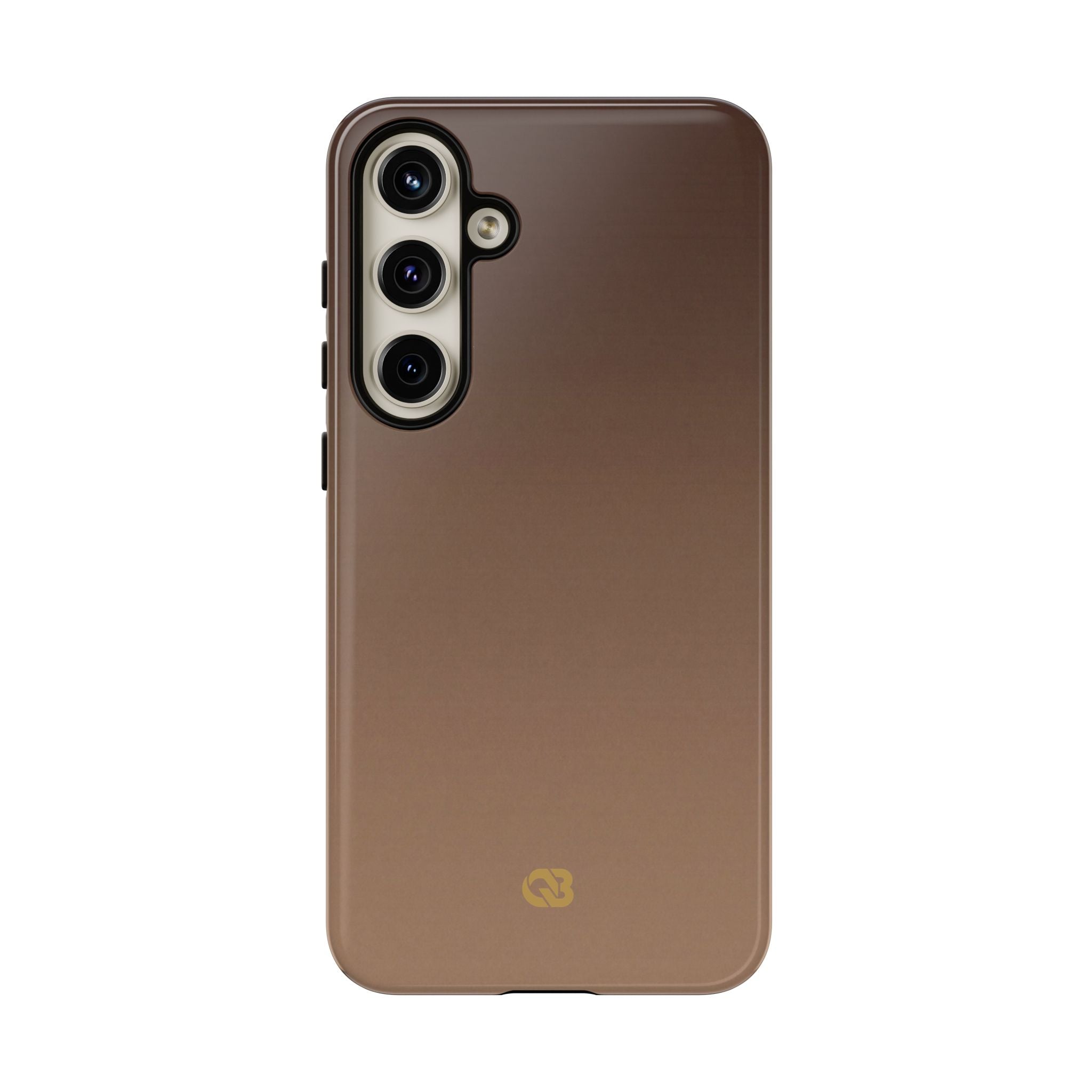 Brown Tough Phone Case for Samsung - Smoked Caramel Fade