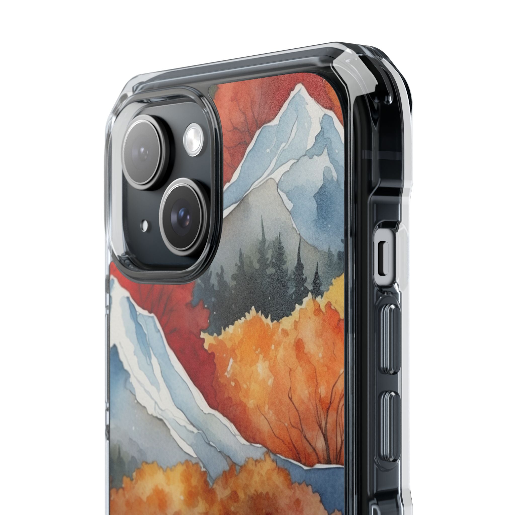 Snowy Peaks Autumn iPhone 15 Case - Impact
