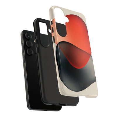 Translucent Crimson Form · Tough Phone Case for Samsung · Red