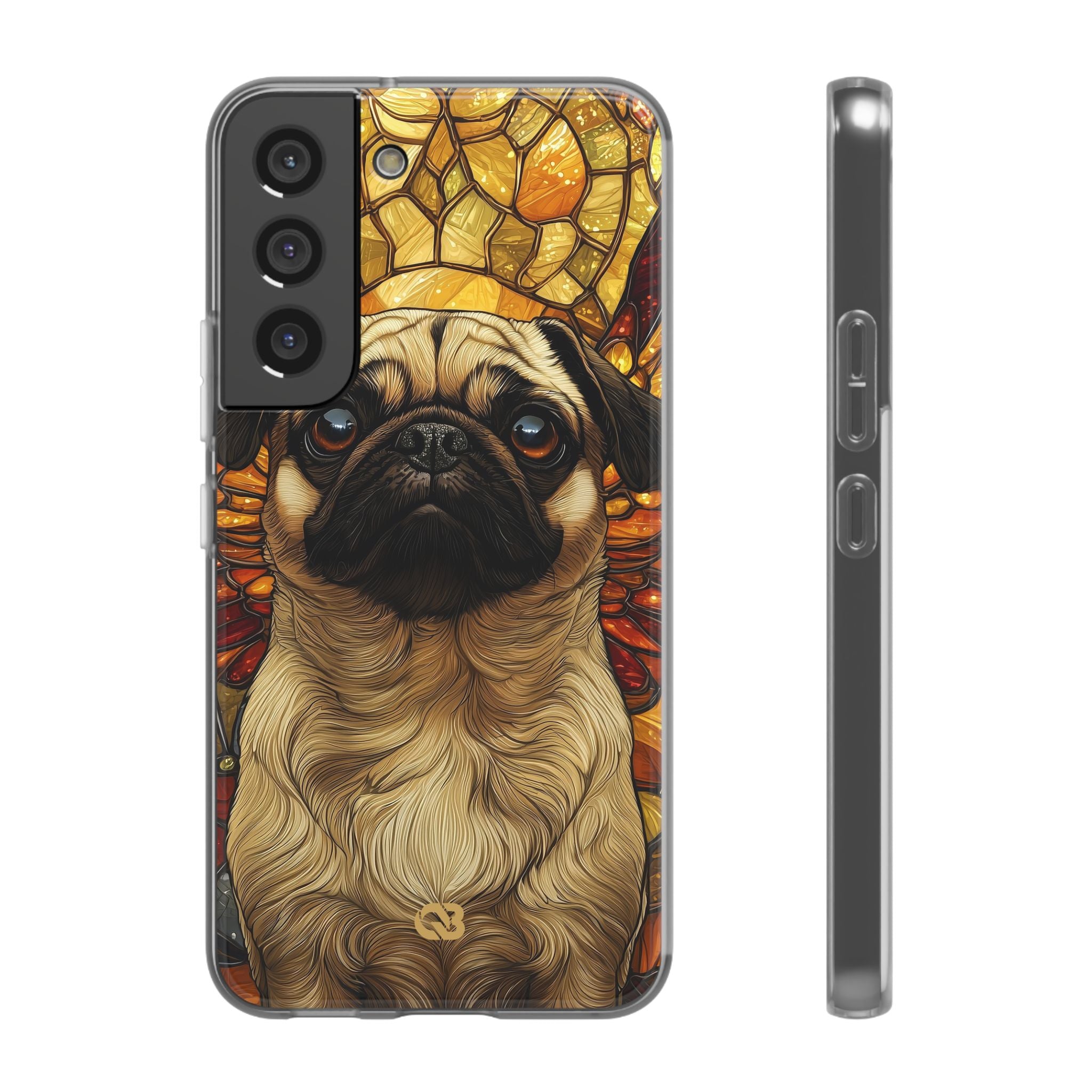 Amber Pug Divinity · Soft Phone Case for Samsung