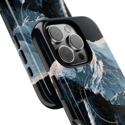 Nordic Arctic Bear · Tough 2.0 Magnetic Phone Case for iPhone · Black