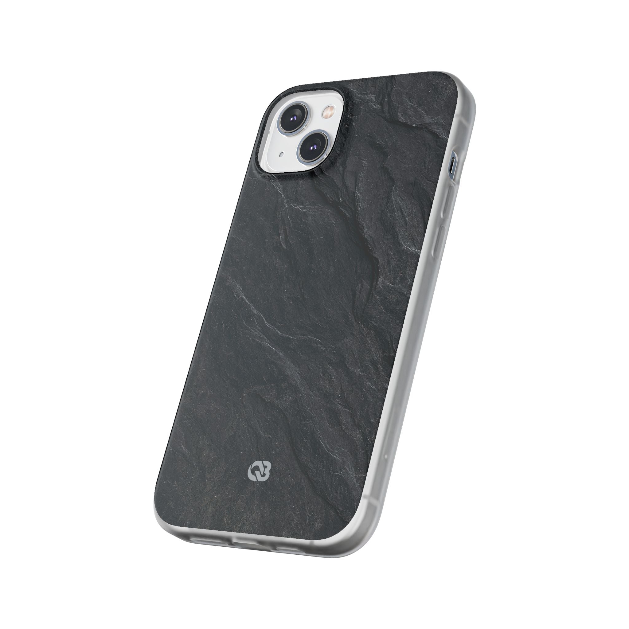 Black Lite Phone Case for iPhone - Midnight Slate Ridge