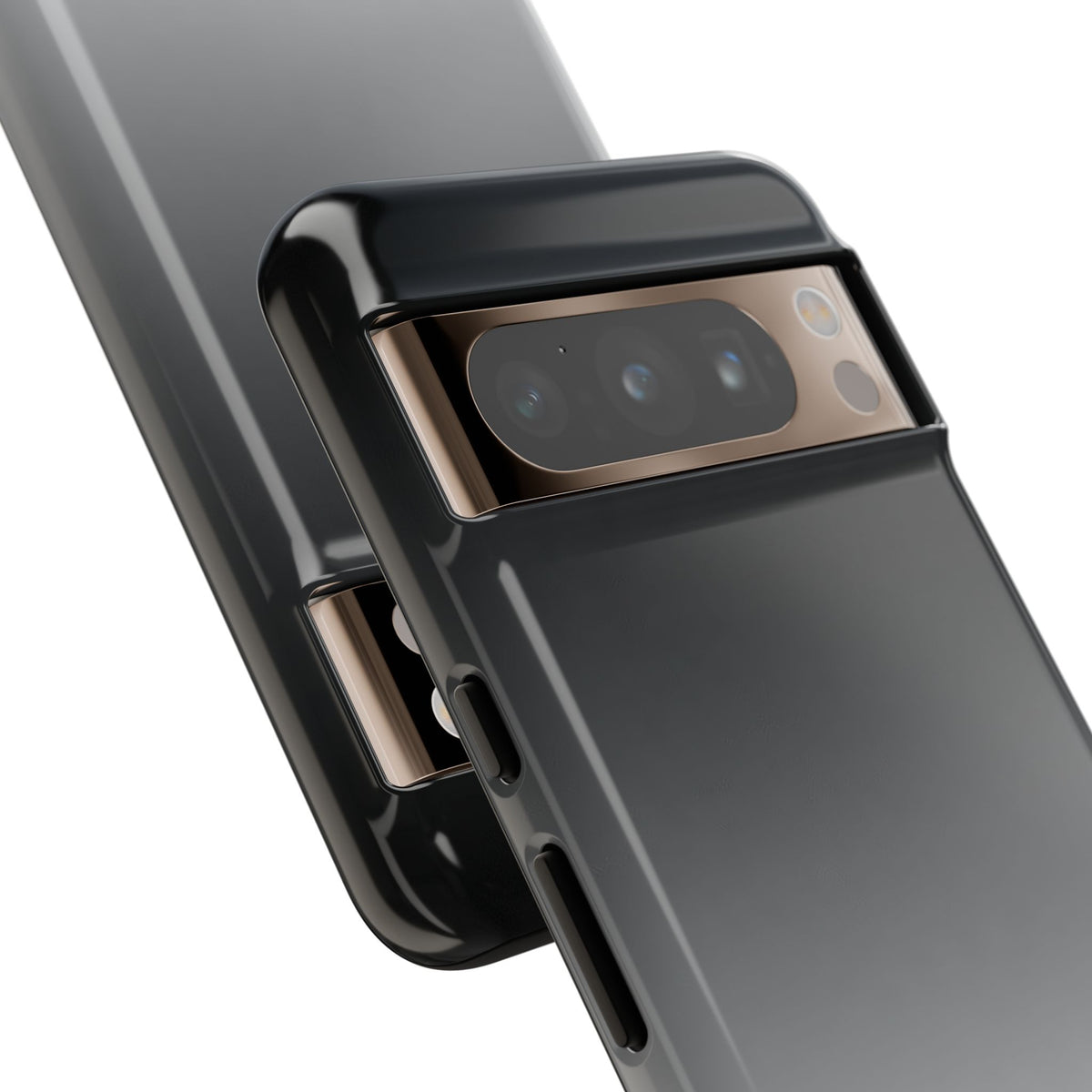 Noir Ombre Fade · Tough Phone Case for Pixel ·  Black