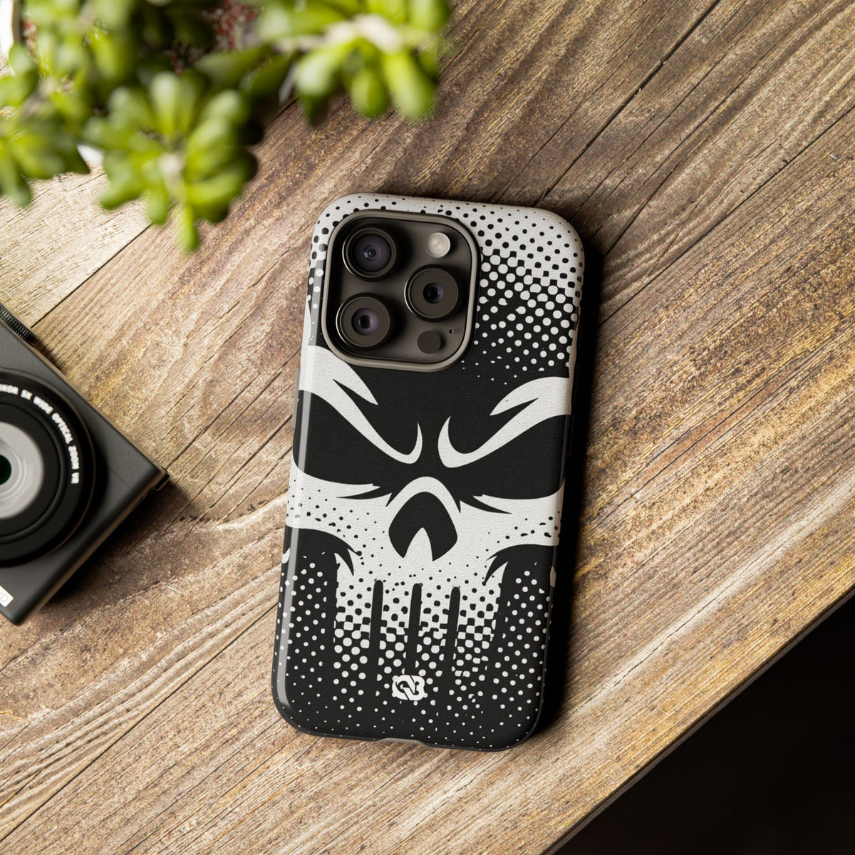 Phantom Halftone · Tough Phone Case for iPhone · Black