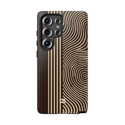 Timber Ring Contour · Tough Phone Case for Samsung · Brown