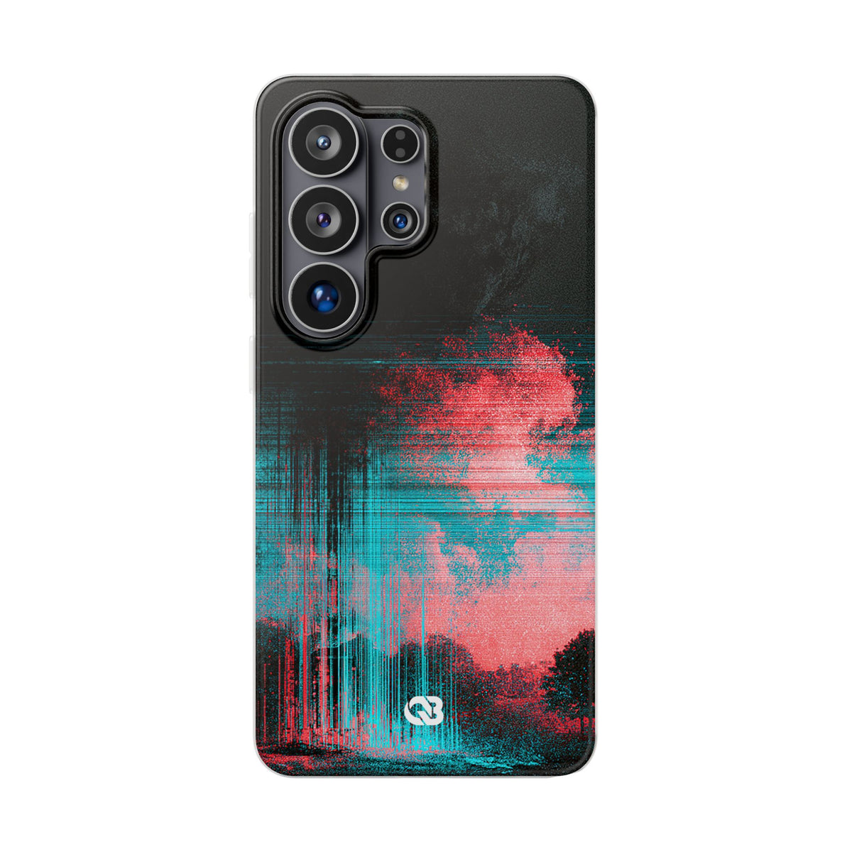 Digital Signal Drift · Lite Phone Case for Samsung · Black