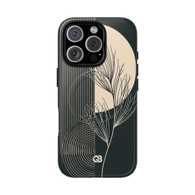 Black Tough 2.0 Magsafe Phone Case for iPhone - Obsidian Sand Willow