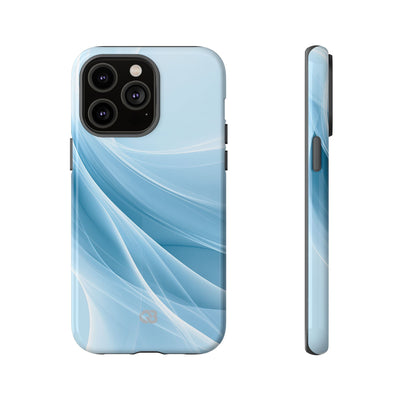 Blue Tough Phone Case for iPhone - Arctic Silk Drift