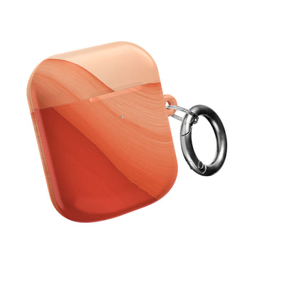 Terracotta Flow · Hard Case for AirPods & AirPods Pro · Orange