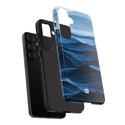 Blue Tough Phone Case for Samsung - Cobalt Ridge Tides